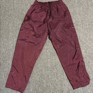 Champion Maroon Track Pants in Medium